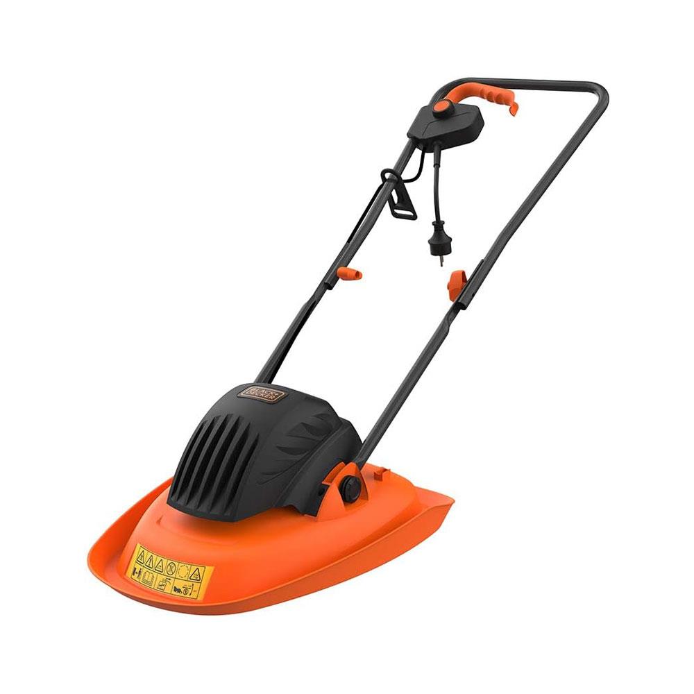 Black & Decker Electric Hover Mower 30cm 1200W - Orange/Black