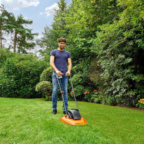 Black & Decker Electric Hover Mower 30cm 1200W - Orange/Black