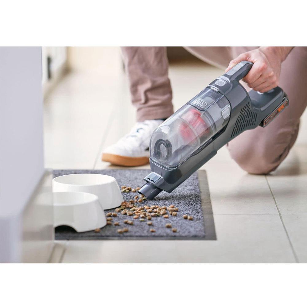 Black & Decker PowerSeries+ 18V 2-In-1 Stick Vacuum Cleaner With Removable 2Ah Battery - Grey