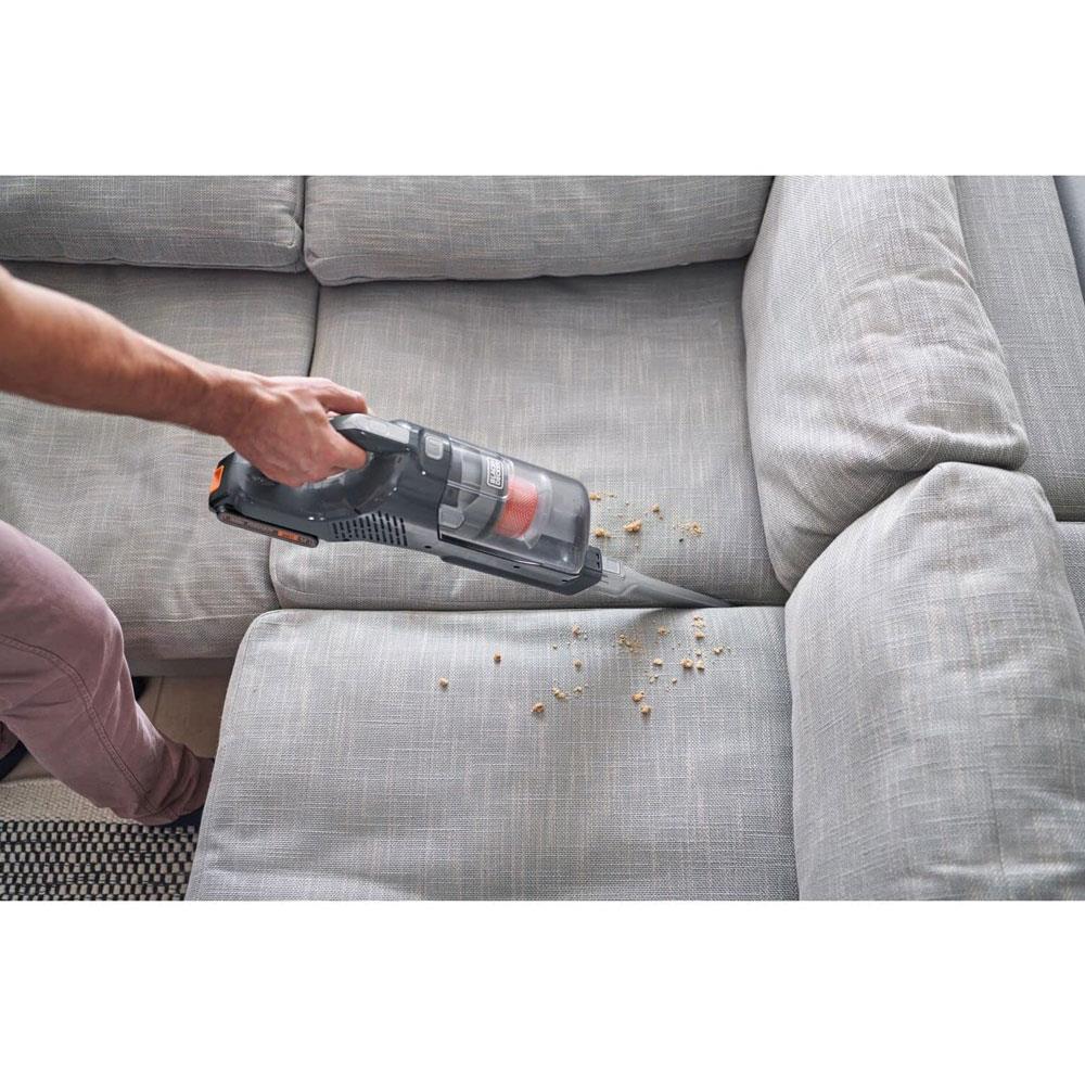 Black & Decker PowerSeries+ 18V 2-In-1 Stick Vacuum Cleaner With Removable 2Ah Battery - Grey