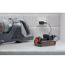 Black & Decker PowerSeries+ 18V 2-In-1 Stick Vacuum Cleaner With Removable 2Ah Battery - Grey
