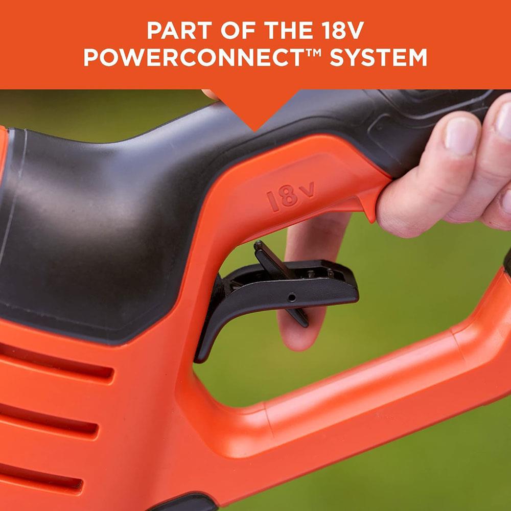 Black & Decker 18V Pressure Washer And Cleaner With 1 x 2ah Battery And 1A Charger 5 Accessories - Orange/Black