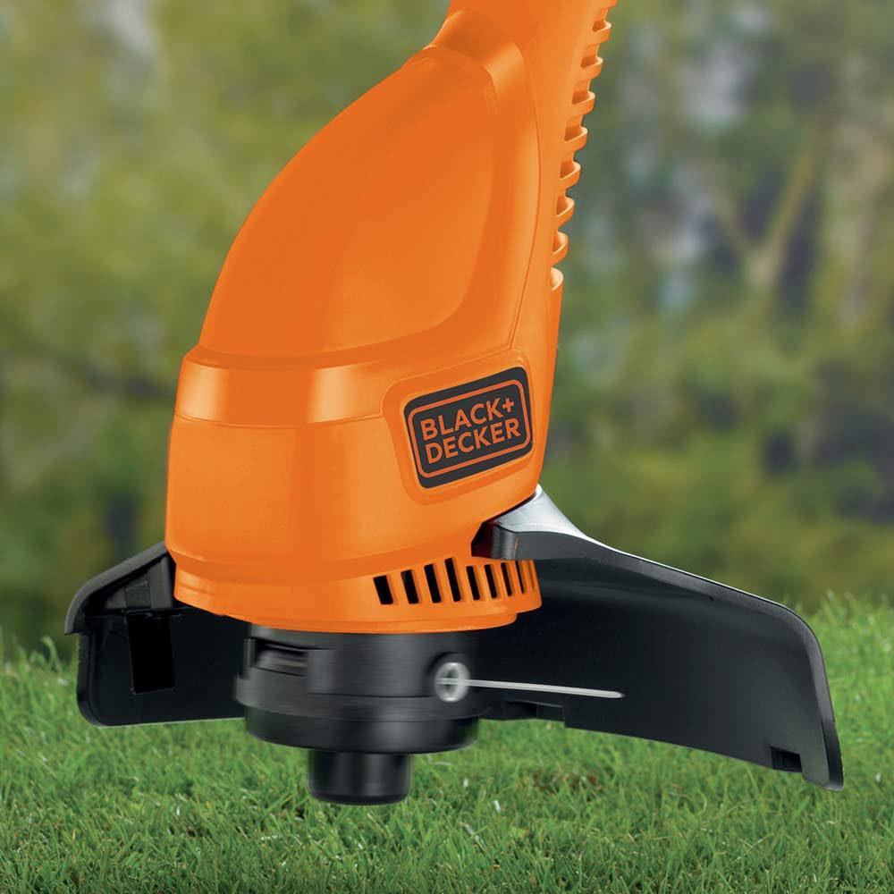 Black & Decker Electric Hover Mower With GL250 Strimmer Grass Strimmer 1200W 30cm - Orange/Black