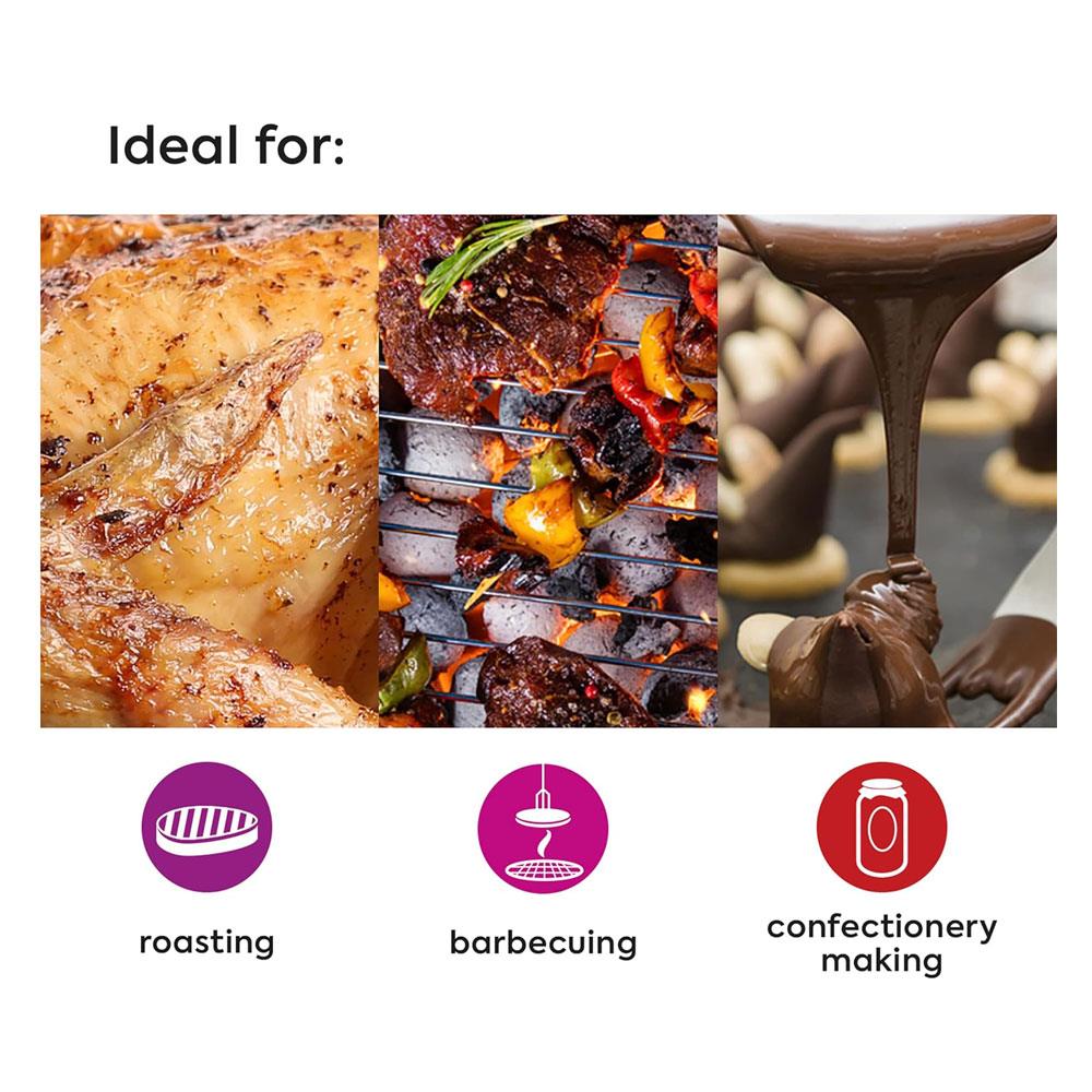 Salter Instant Read Digital Meat Thermometer - Silver/White