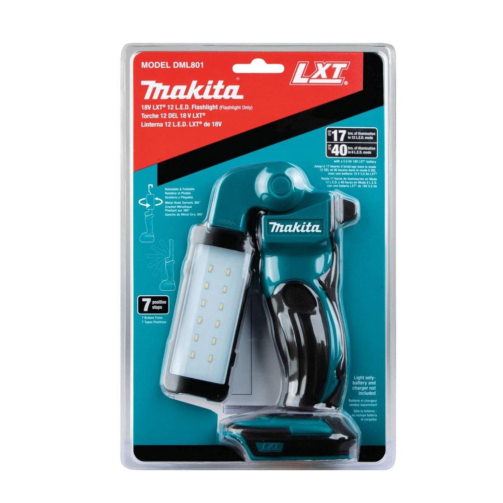 Makita 14.4V To 18V Li-ion LXT Florescent 12 LED Torch - Bare Unit