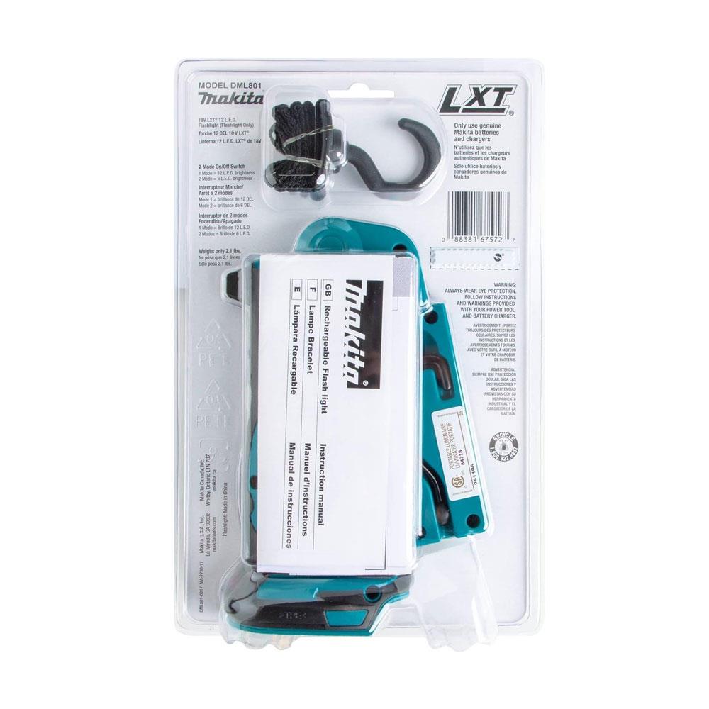 Makita 14.4V To 18V Li-ion LXT Florescent 12 LED Torch - Bare Unit