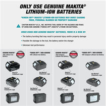 Makita 14.4V To 18V Li-ion LXT Florescent 12 LED Torch - Bare Unit
