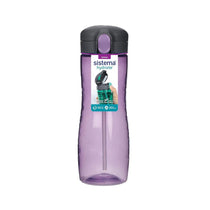 Sistema Hydrate Quick Flip Straw Water Bottle 800ml - Assorted Colours