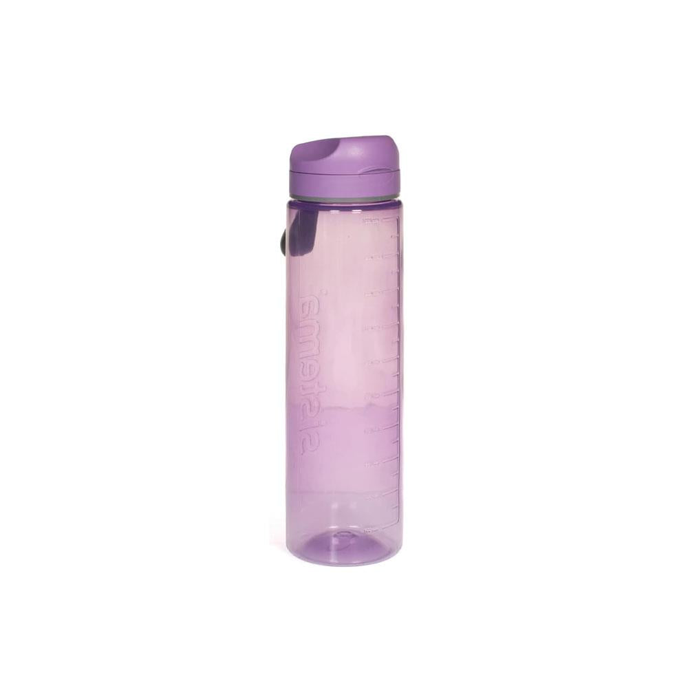 Sistema Tritan Active Flip Top Water Bottle 1 Litre Transparent - Assorted Colours