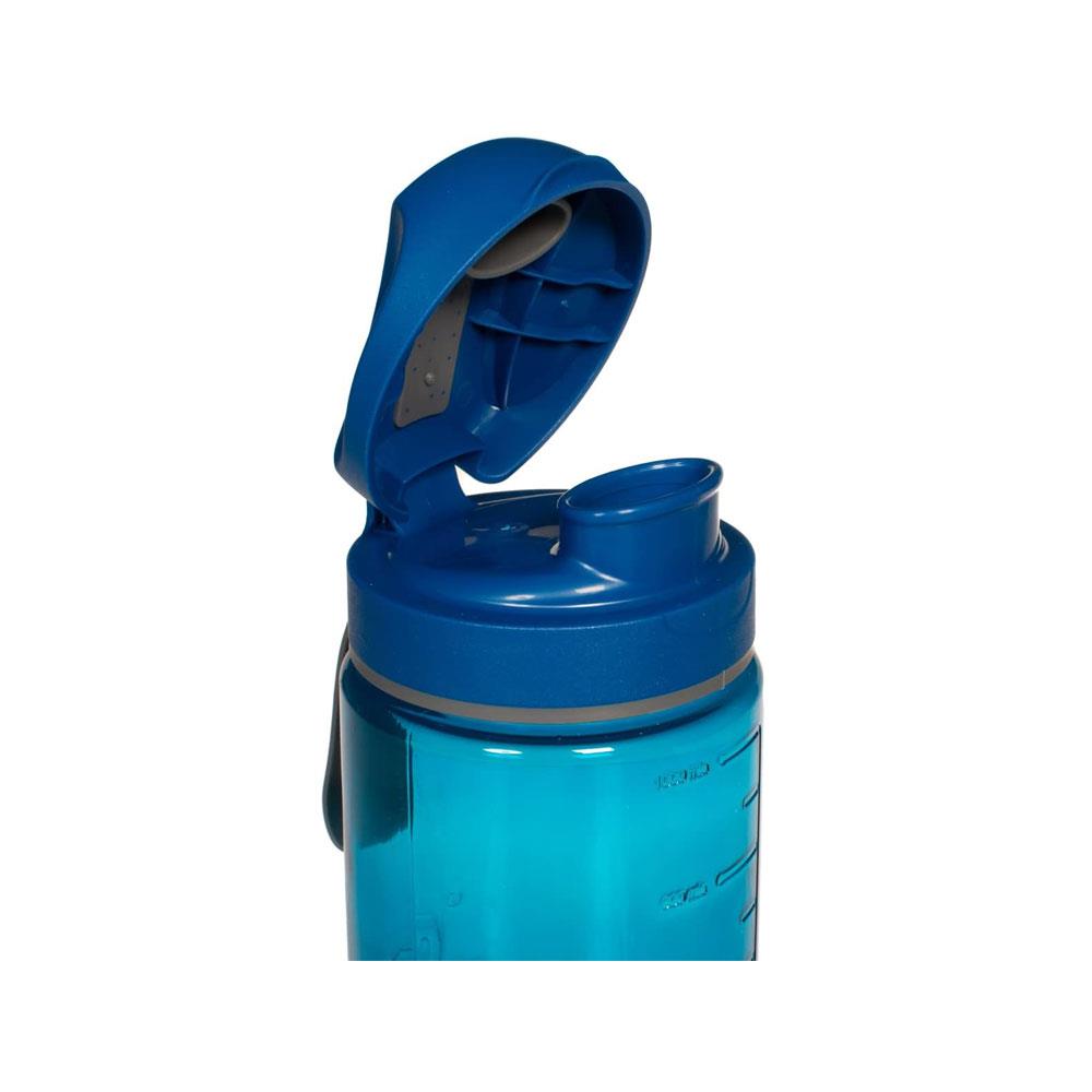 Sistema Tritan Active Flip Top Water Bottle 1 Litre Transparent - Assorted Colours