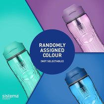 Sistema Hydrate Tritan Active Sports Water Bottle 800ml - Assorted Colours