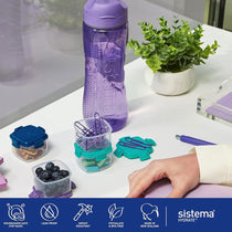 Sistema Hydrate Tritan Active Sports Water Bottle 800ml - Assorted Colours