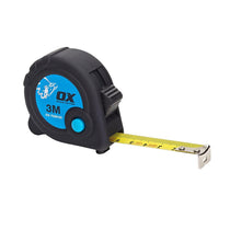 OX Tools 3M Metric Tape Measure Metric Only - Black/Blue