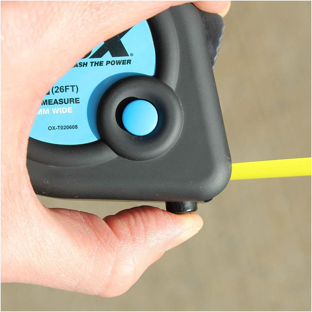 OX Tools 3M Metric Tape Measure Metric Only - Black/Blue