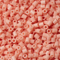 Hama 1000 Midi Beads In Bag Cylindrical Plastic - Night Glow Red