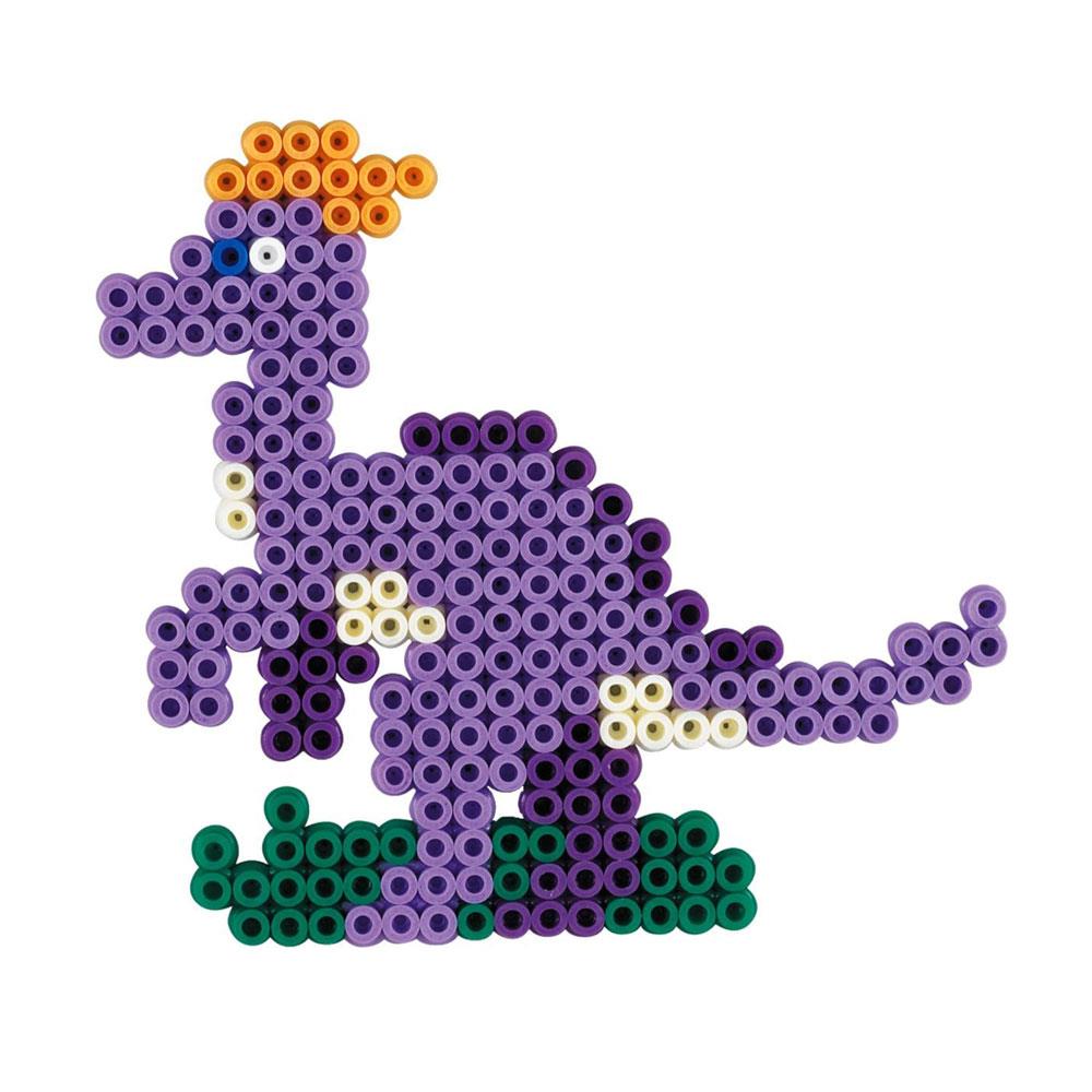 Hama Beads Dinosaur Kingdom Peg Boards Activity Box - Multicolour Secondary image