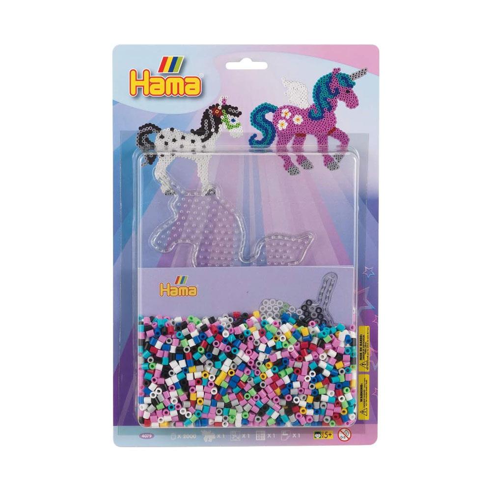Hama Beads Fantasy Horse Large Blister Pack Fun Creative Craft Activity - Multicolour Main image