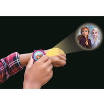 Lexibook Disney Frozen II Children Projection Watch With 20 Images - Blue/Purple/Berry