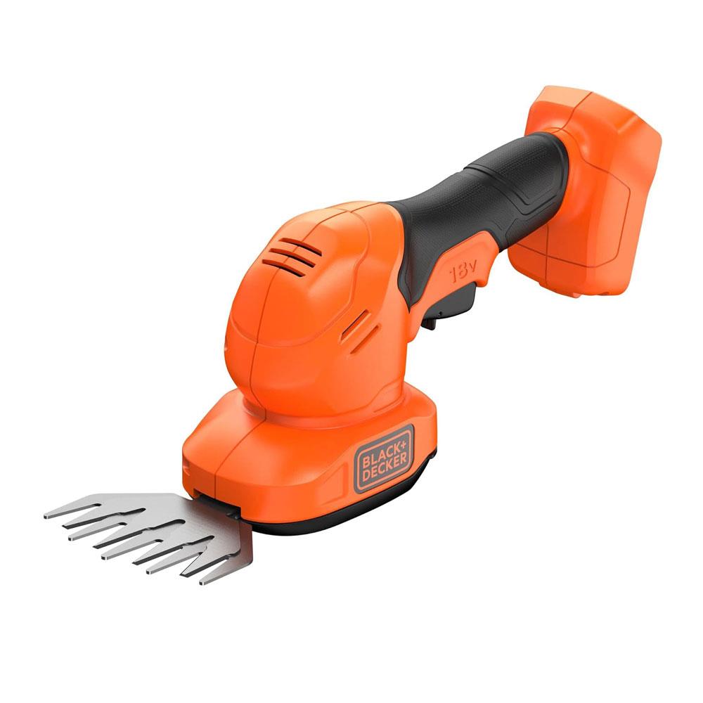 Black & Decker 18V Cordless Shear Shrubber Without Battery - Orange/Black Secondary image