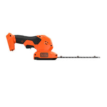 Black & Decker 18V Cordless Shear Shrubber Without Battery - Orange/Black