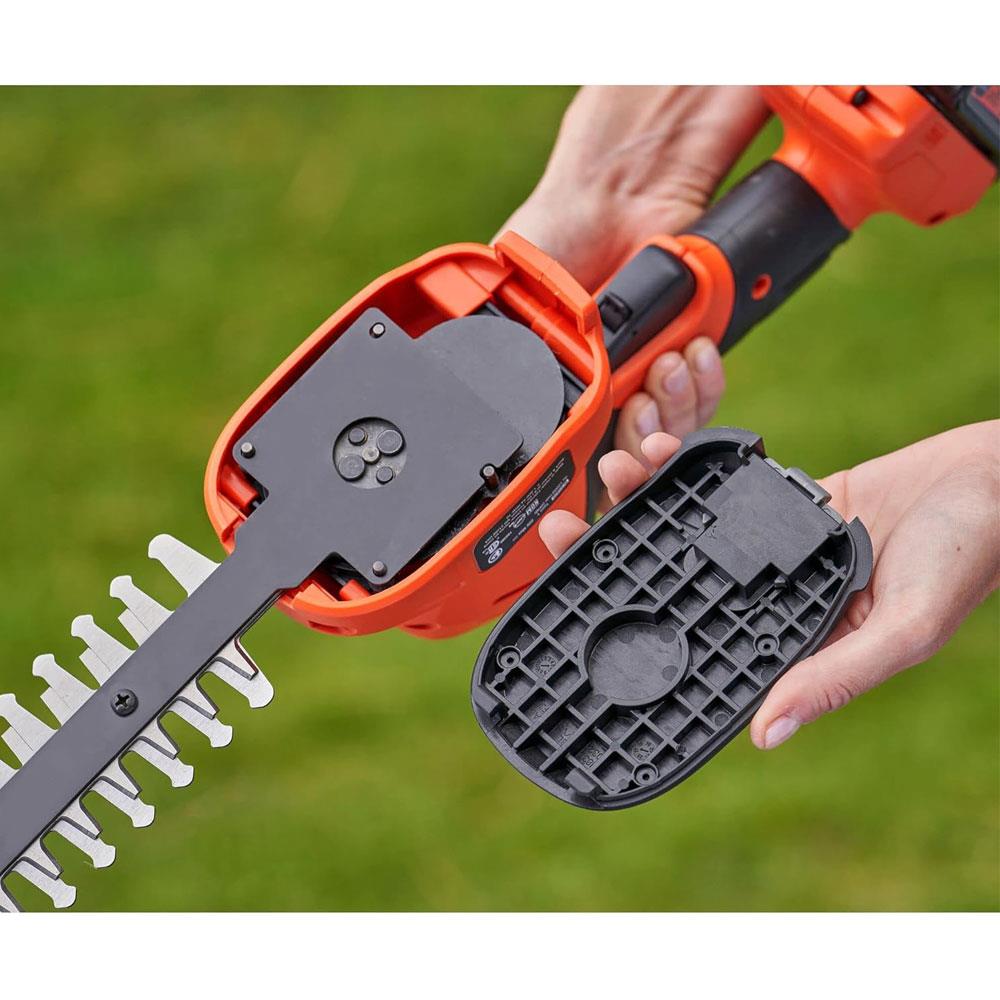 Black & Decker 18V Cordless Shear Shrubber Without Battery - Orange/Black