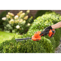 Black & Decker 18V Cordless Shear Shrubber Without Battery - Orange/Black
