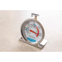 KitchenCraft Dial Type Freezer Fridge Thermometer Stainless Steel - Silver