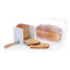 KitchenCraft Expandable Stay Fresh Bread Keeper Bread Bin Acrylic With Bread Slicer Large - Clear