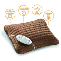 Beurer Heat Pad Disguised As Cosy Sofa Cushion With Rapid Warm Up Function - Beige