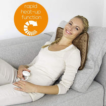Beurer Heat Pad Disguised As Cosy Sofa Cushion With Rapid Warm Up Function - Beige