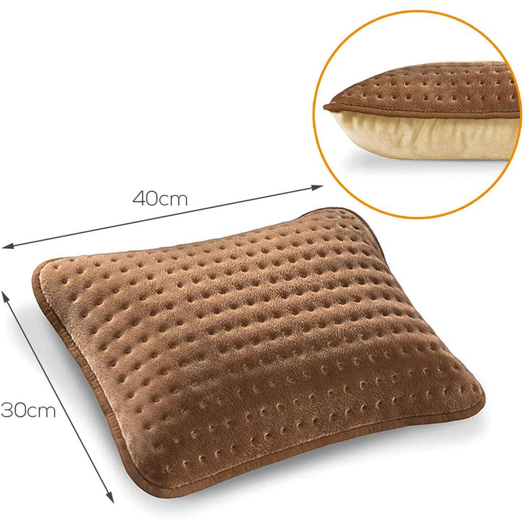 Beurer Heat Pad Disguised As Cosy Sofa Cushion With Rapid Warm Up Function - Beige