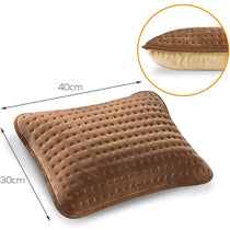 Beurer Heat Pad Disguised As Cosy Sofa Cushion With Rapid Warm Up Function - Beige
