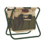 Draper 2-In-1 Foldable Seat And Bag Multiple Pockets Garden Tool Organizer Seat Storage Chair With Handles - Green