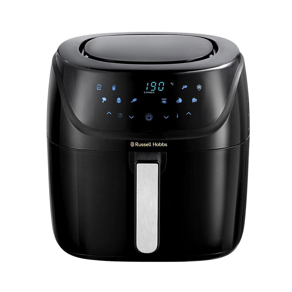 Russell Hobbs Satisfry Extra Large Air Fryer 8 Litre With 10 Cooking Functions 1350W - Black Main image