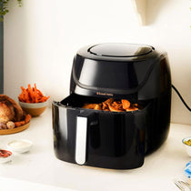 Russell Hobbs Satisfry Extra Large Air Fryer 8 Litre With 10 Cooking Functions 1350W - Black