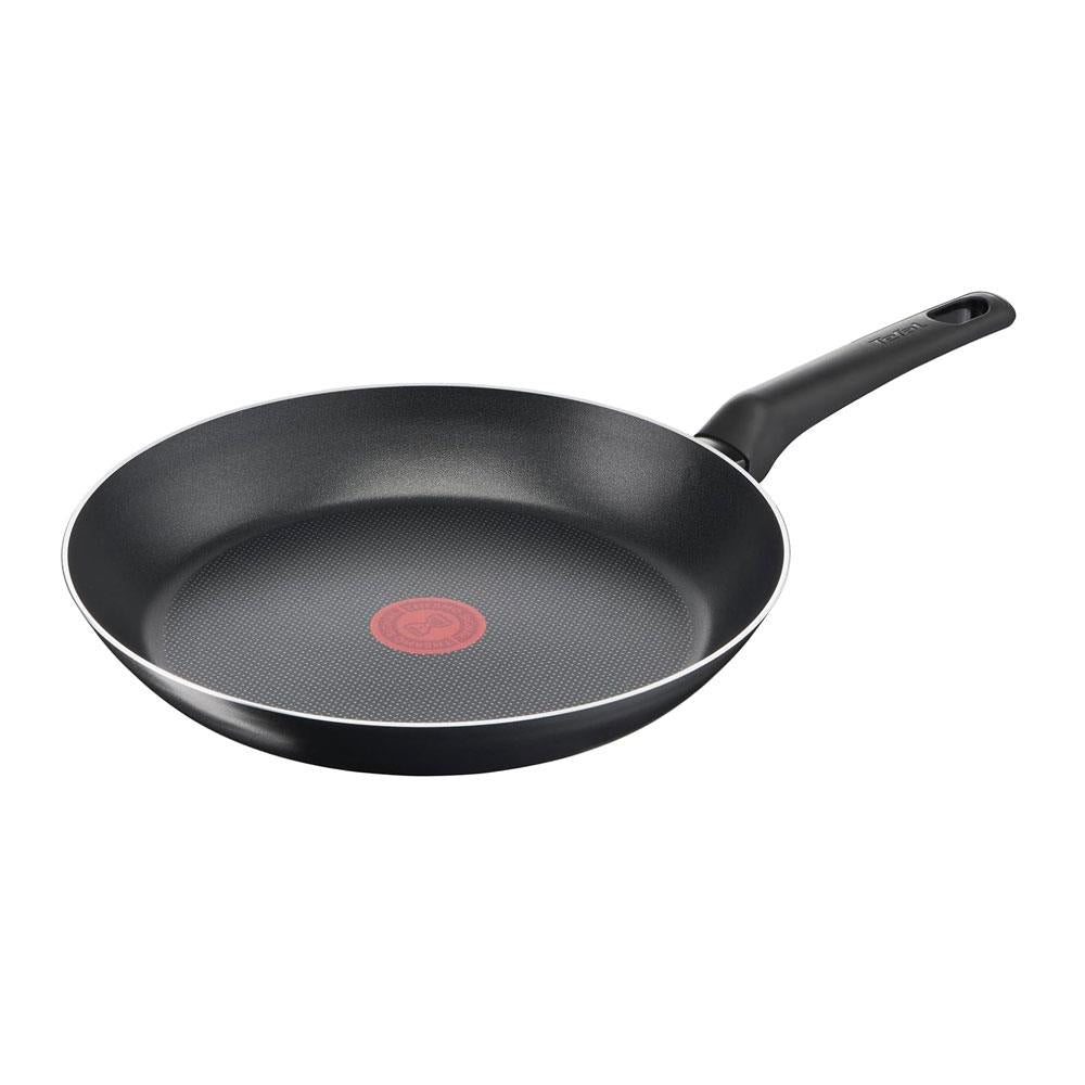 Tefal Simple Cook Frying Pan 28cm Titanium Non-Stick Coating Aluminum - Black