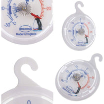 Brannan Dial Fridge Or Freezer Thermometer For Refrigeration Temperature Control - White