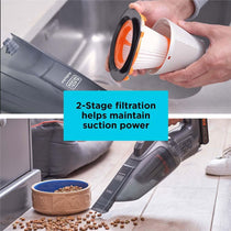 Black & Decker 18V Power Connect Dustbuster Handheld Vacuums Cleaner Bare Unit - Gray