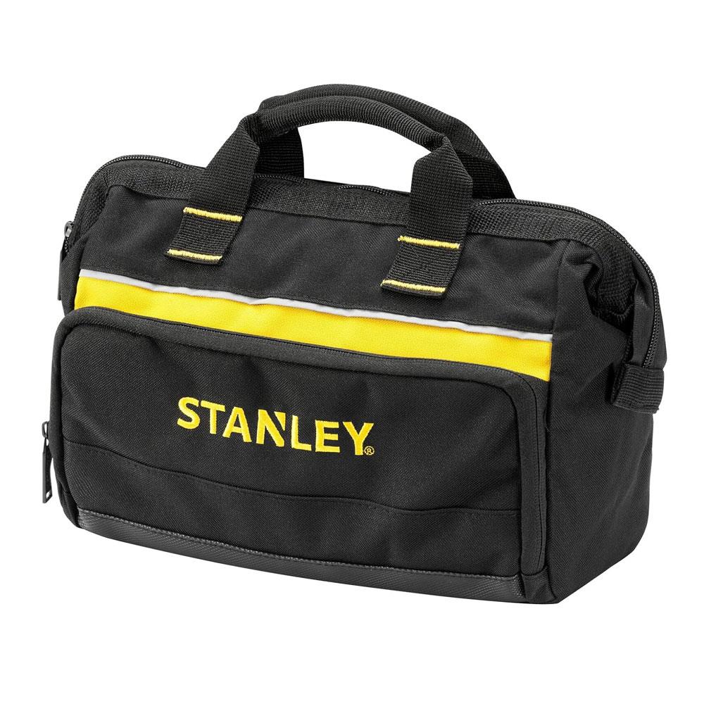 Stanley STA193330 Tool Bag 30cm x 25cm x 13cm With 8 Interior 2 Exterior Pockets And Reinfored Base - Yellow/Black Main image