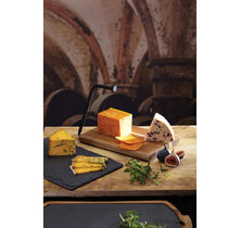 KitchenCraft Artesa Acacia Wood Wire Cheese Slicer Board 27 x 19 cm - Brown/Black