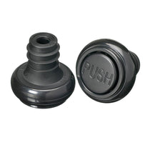 KitchenCraft BarCraft Deluxe Vacuum Bottle Stoppers Set of 2 - Black
