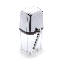 KitchenCraft BarCraft Ice Crusher Machine With Scoop For Cocktails Rotary Action Acrylic - Silver