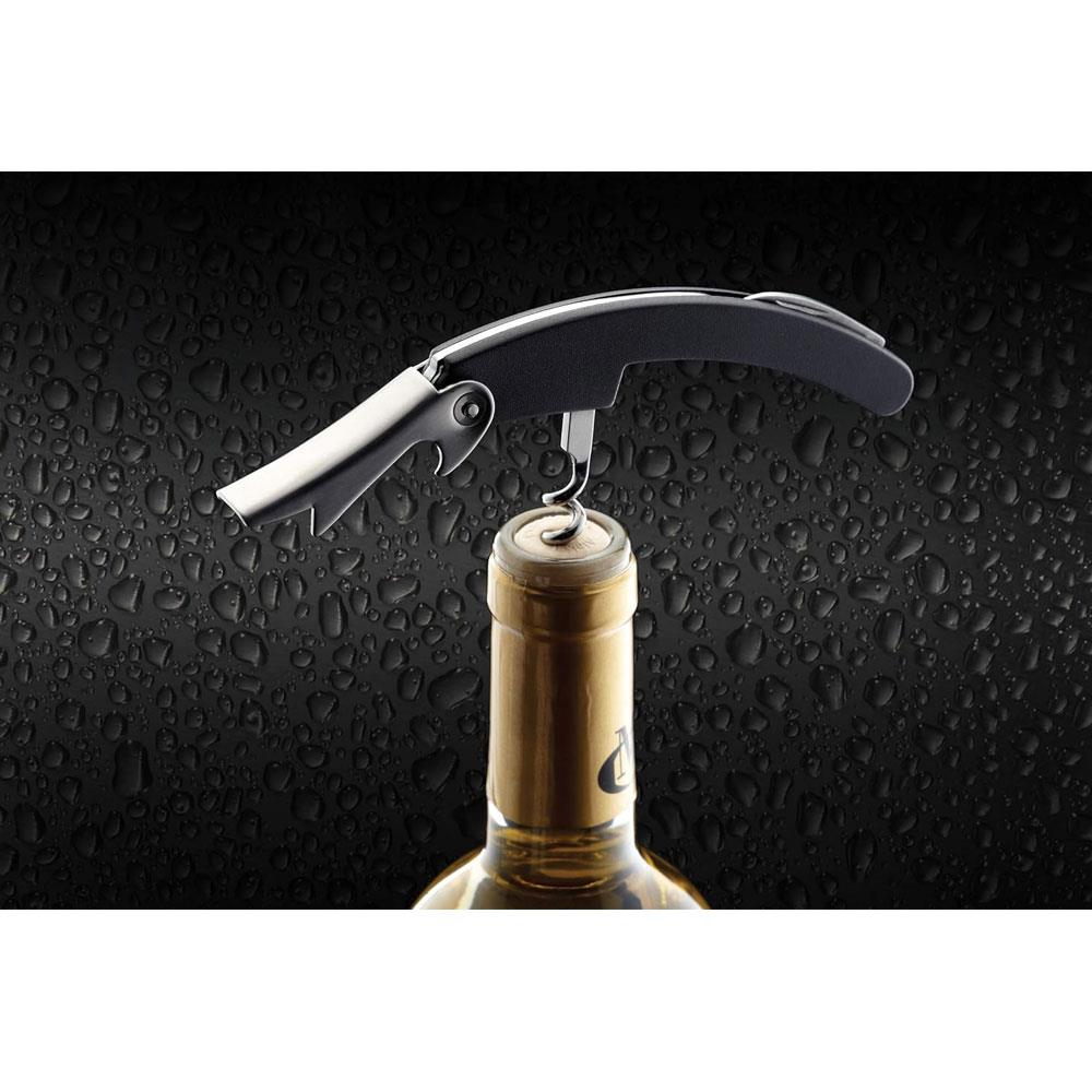 KitchenCraft BarCraft Waiters Friend Corkscrew Wine Opener - Black