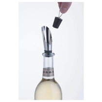 KitchenCraft BarCraft 2-In-1 Wine Pourer With Stopper Stainless Steel - Silver