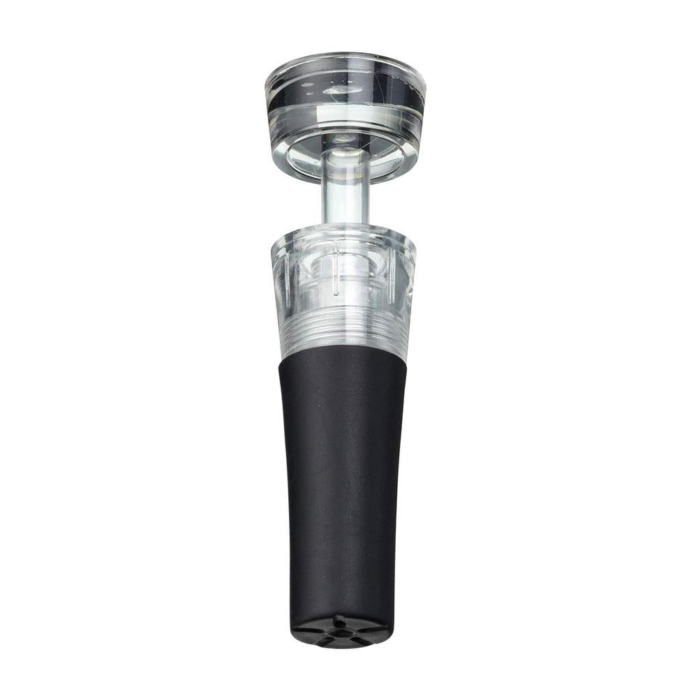 KitchenCraft BarCraft Vacuum Wine Pump Stopper And Wine Preserver Wine Bottle Saver - Black
