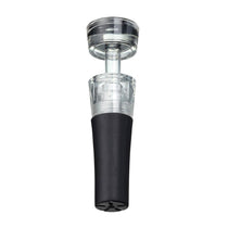 KitchenCraft BarCraft Vacuum Wine Pump Stopper And Wine Preserver Wine Bottle Saver - Black