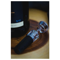 KitchenCraft BarCraft Vacuum Wine Pump Stopper And Wine Preserver Wine Bottle Saver - Black