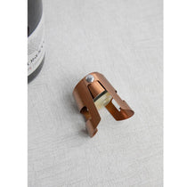 KitchenCraft Sparkling Wine/Champagne Stopper Stainless Steel - Copper