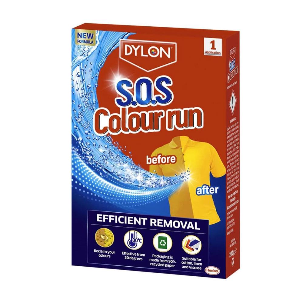 Dylon S.O.S Color Run Dye Efficient Remover For Restoring Colour Stains 1 Application -200 gr Secondary image