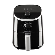 Daewoo 2 Litre Compact Air Fryer With Rapid Air Circulation And 0-30 Minute Timer 900W - Black